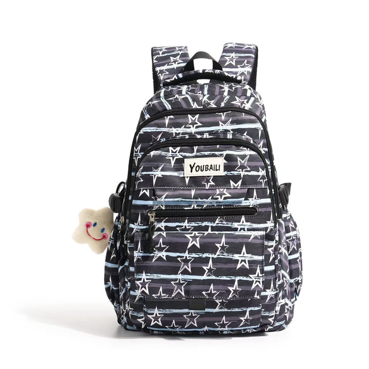 Star-Printed Casual Backpack Kalsten
