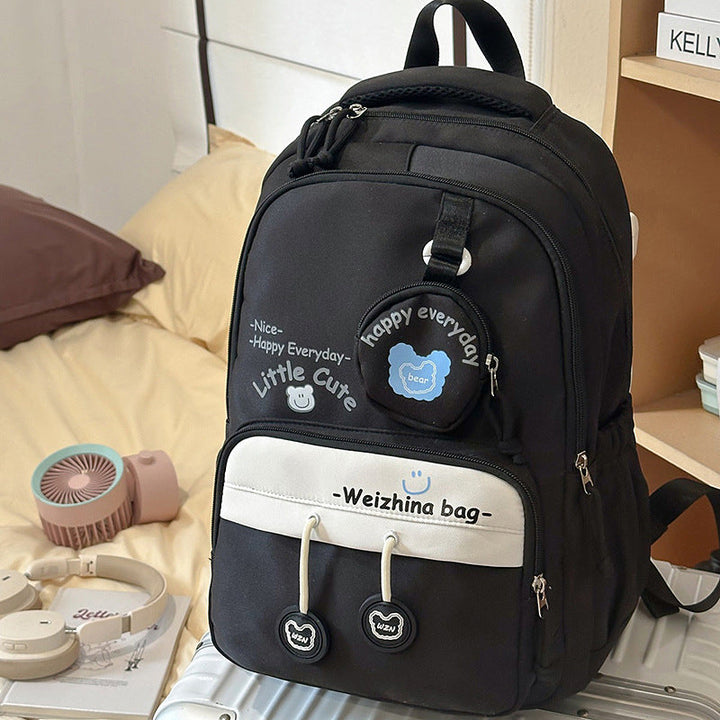 Cute Plush Companion School Backpack