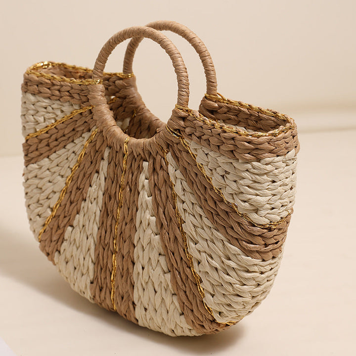 Trendy Tote Bag In Modern Wave Pattern Kalsten