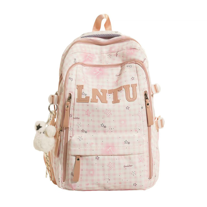 Stylish Checkered Backpack Kalsten