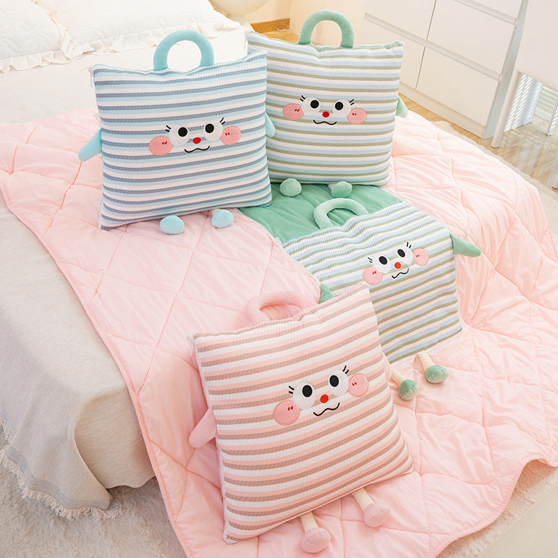 Cuddle pillow with lovable animal motif Kalsten
