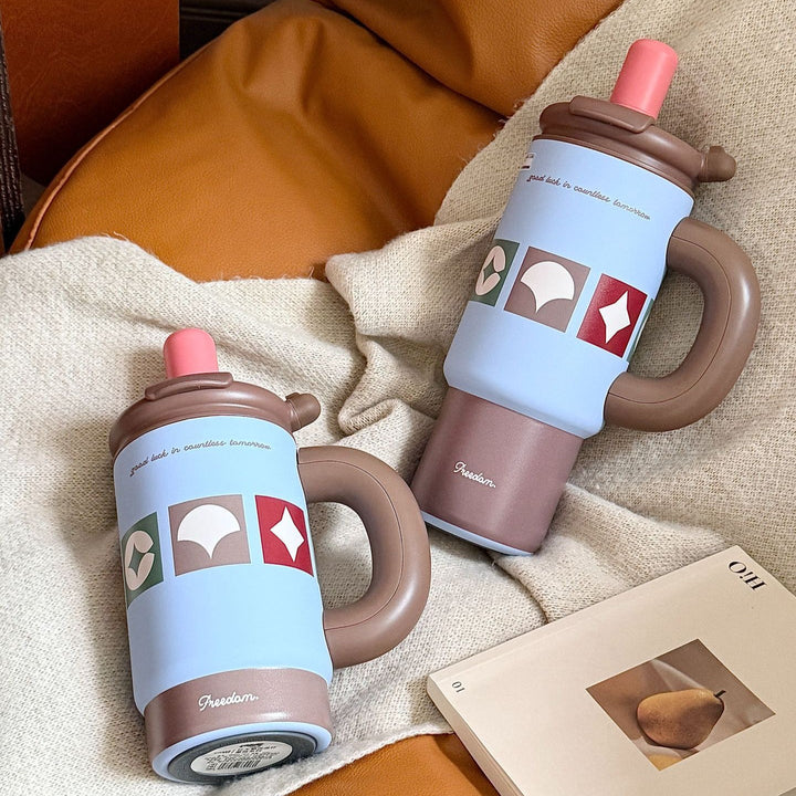 Women Practical Drinking Containers with Innovative Carry Handle Kalsten