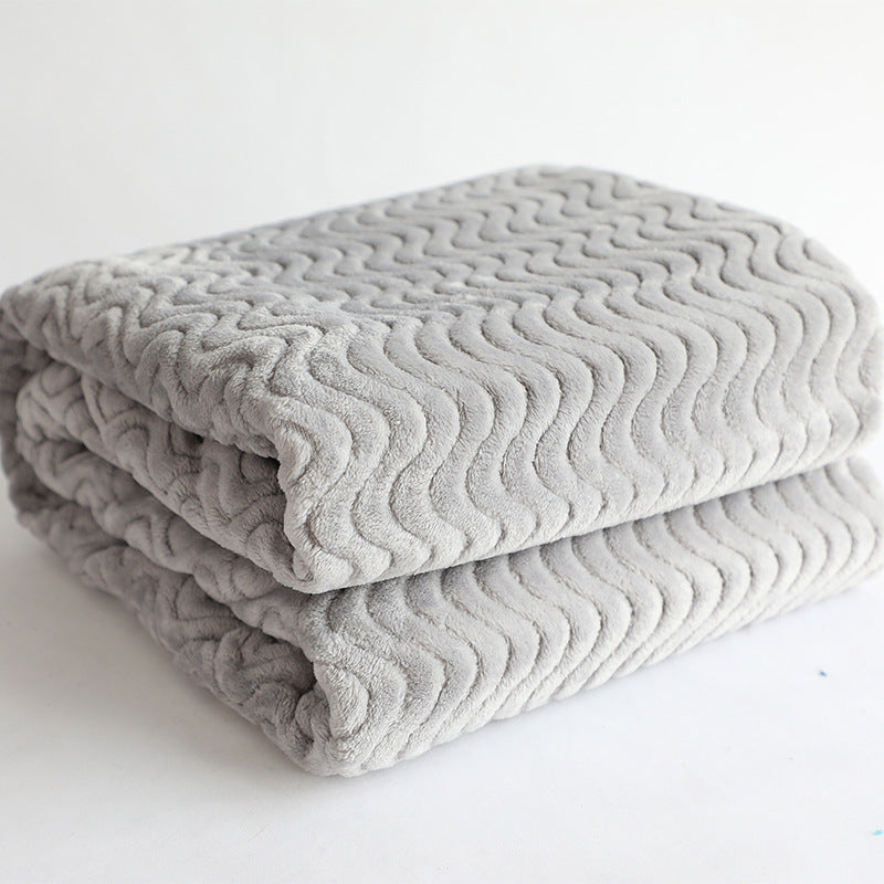 luxurious wave structure cuddle blanket Kalsten