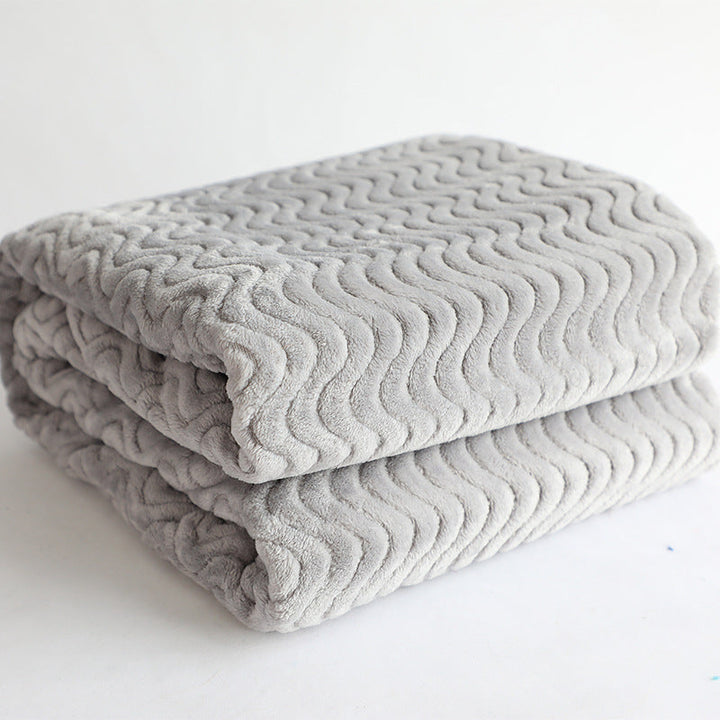 luxurious wave structure cuddle blanket Kalsten
