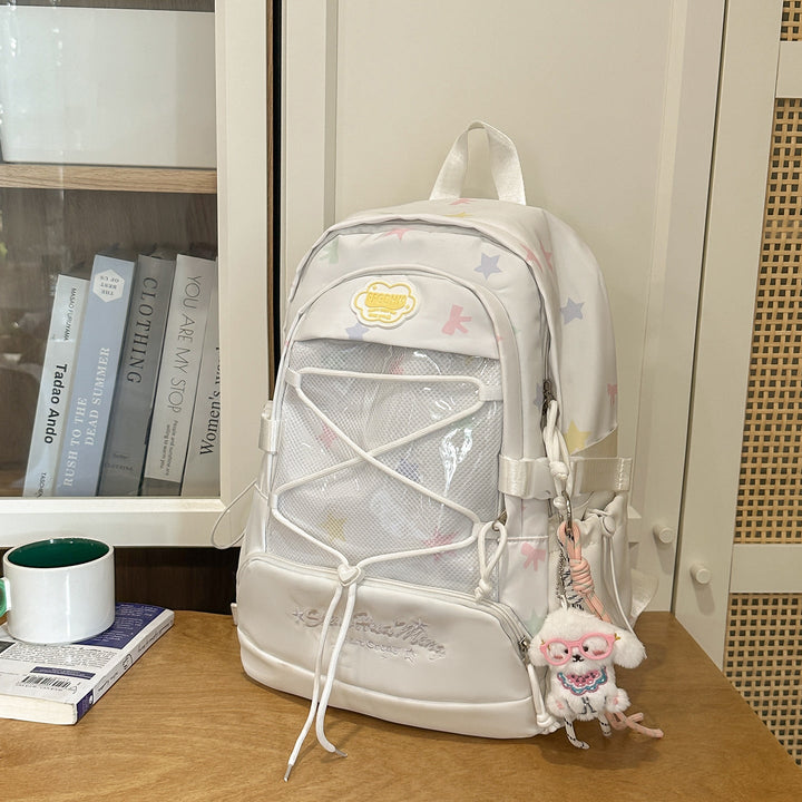 Stylish Star-Embellished Backpack Kalsten