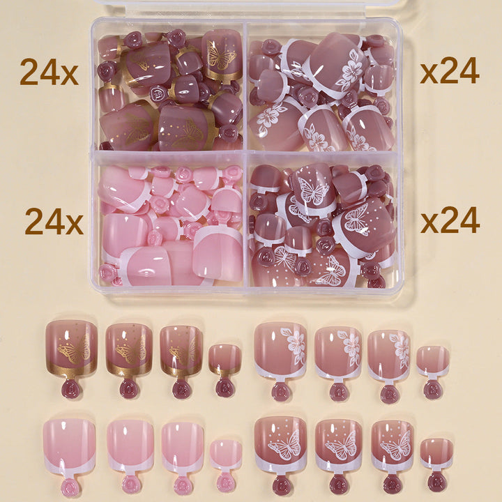 Variety Press-On Nail Tips Set Kalsten