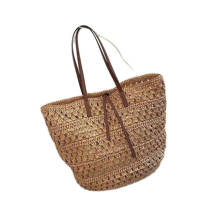 Handcrafted straw tote bag Kalsten
