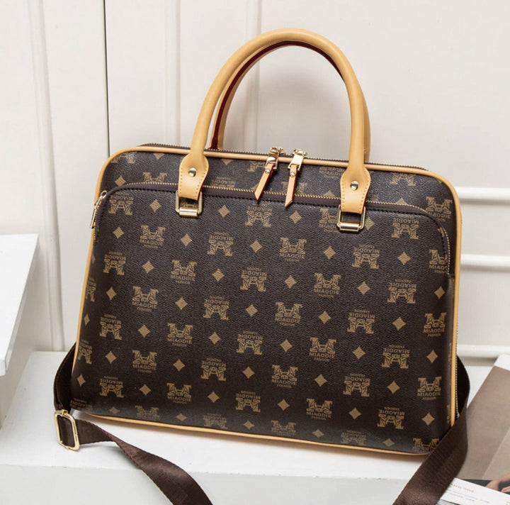 Elegant Laptop Bag in Luxurious Crocodile Look Kalsten