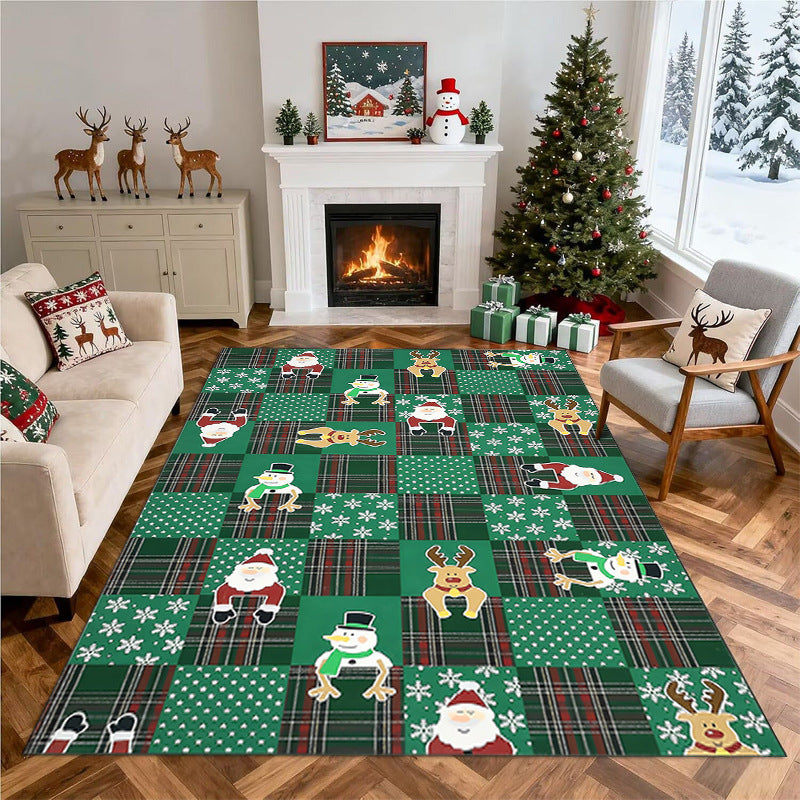 Christmas-Themed Decorative Area Rug Acalora