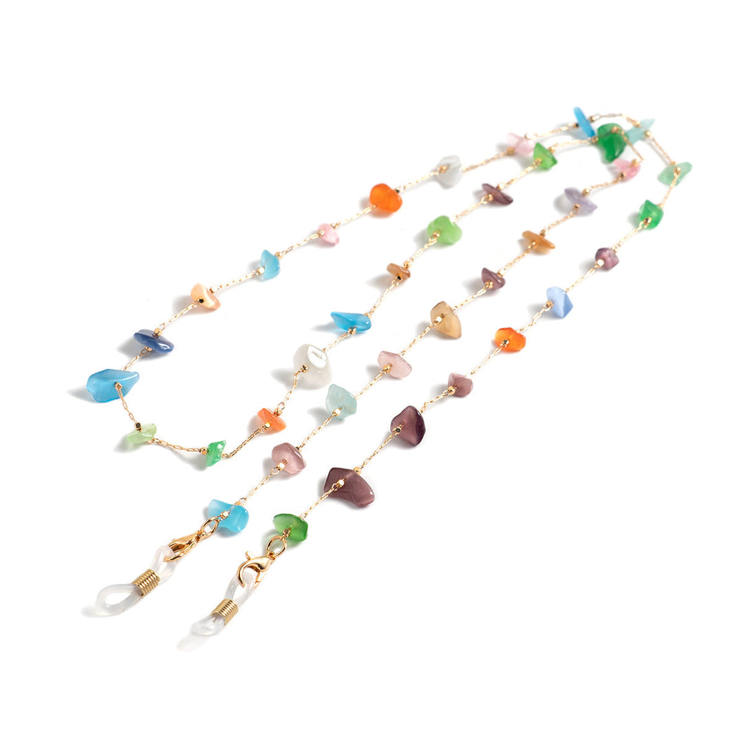 Delicate Gemstone Bead Eyewear Chain Kalsten