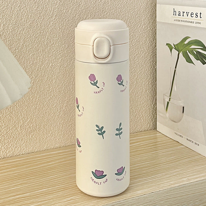 Women's Insulated Drinking Bottle with Innovative Leak Proof Kalsten