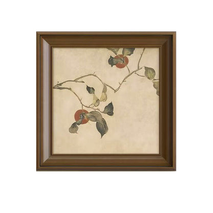 Framed Vintage Botanical Wall Art