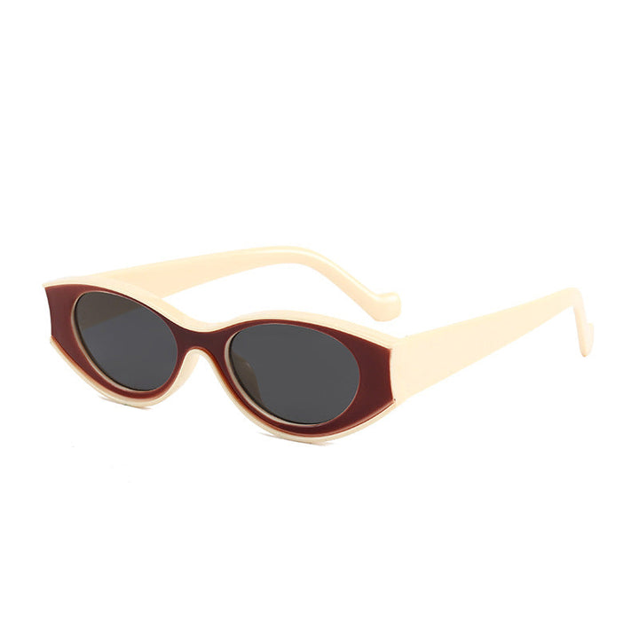 Women's Cat-Eye Sunglasses with Contrasting Frame Design Kalsten