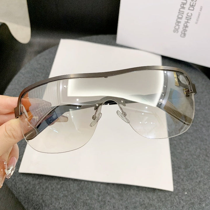 Women futuristic sunglasses with elegant minimalist design Kalsten