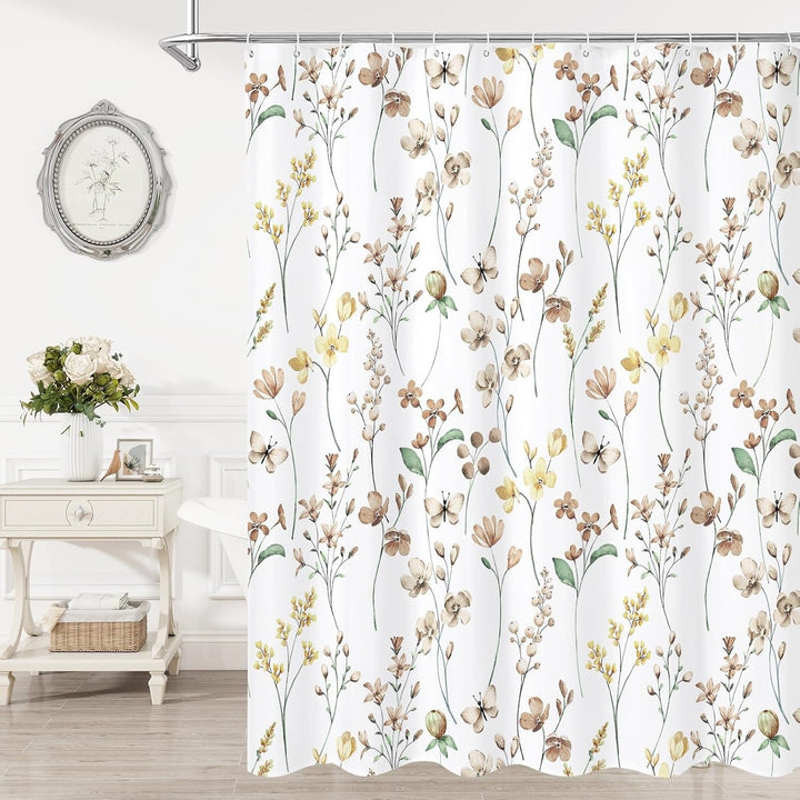 Floral Print Shower Curtain Kalsten