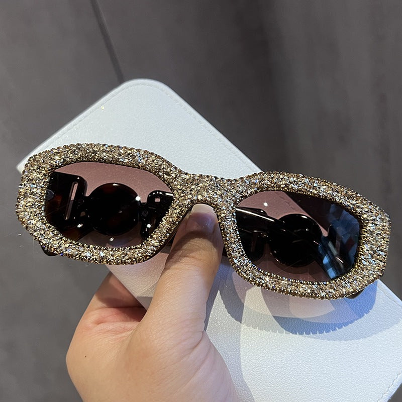 Ladies Fashion Sunglasses with Sparkling Rhinestone Frame Kalsten