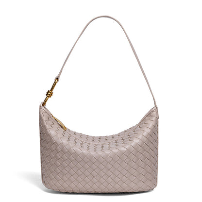 Stylish Woven Leather Handbag Acalora