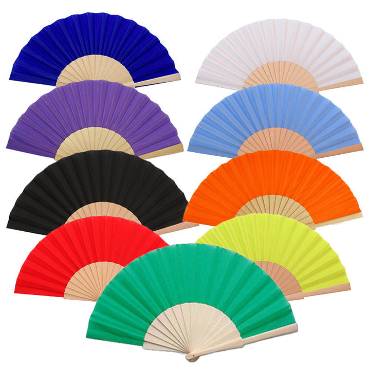 Women handmade fan made of breathable material with elegant design Kalsten