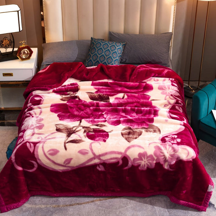 Decorative Fleece Throw Blanket Kalsten