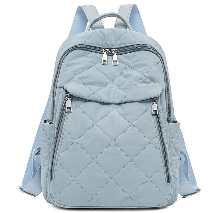 Quilted Multi-Pocket Backpack Kalsten