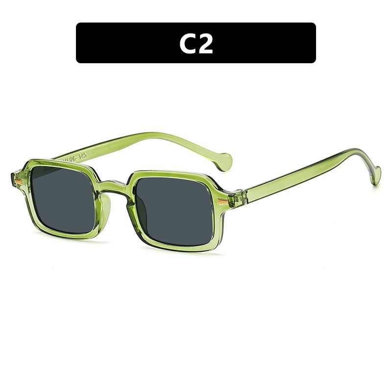 Ladies exclusive square sunglasses with elegant metal frame and UV protection Kalsten