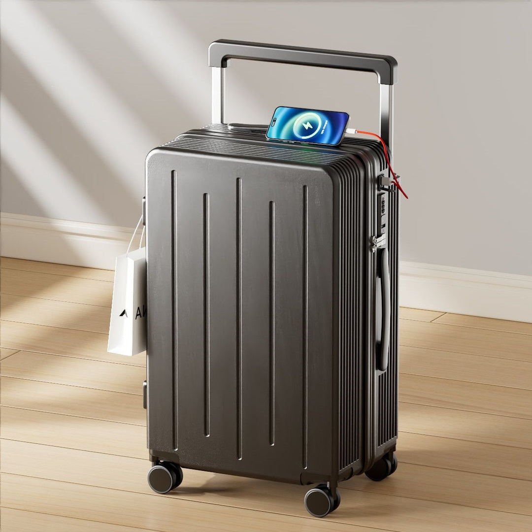 Hard-shell suitcase with integrated USB charging function Kalsten