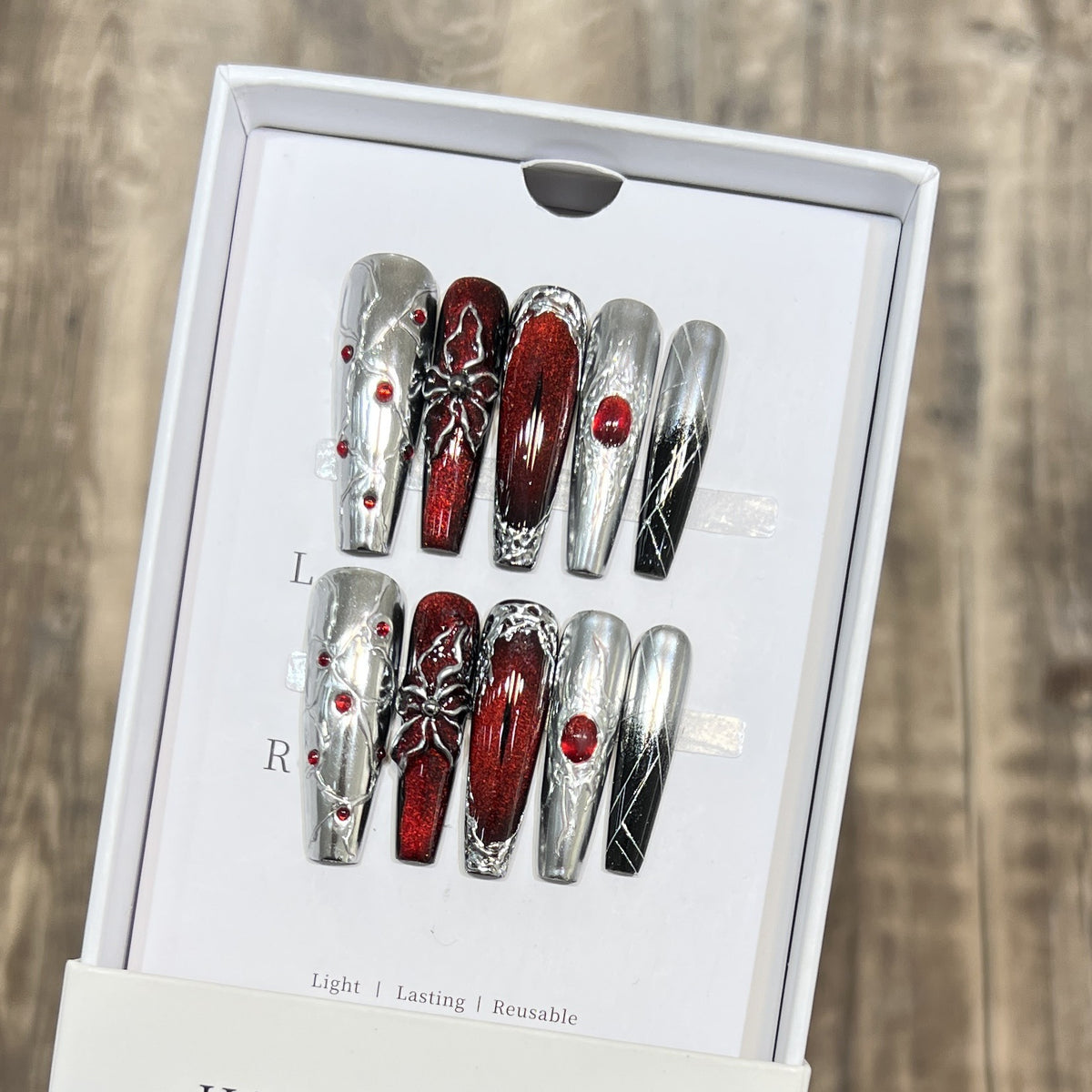 Reusable Press-On Nail Set Acalora