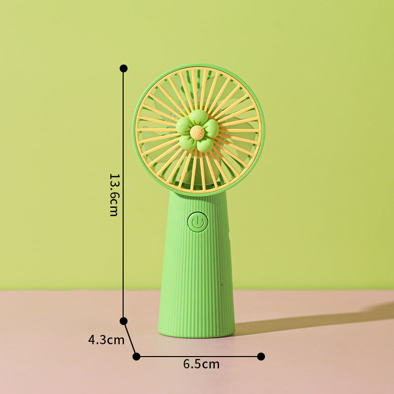 Decorative Floral Handheld Cooling Fan Kalsten