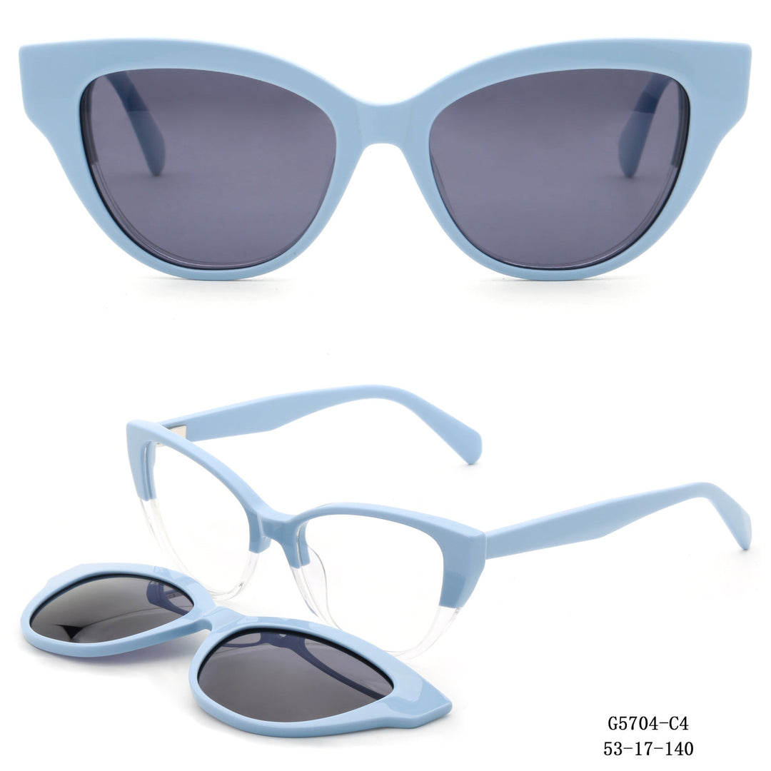 Women's Cat-Eye Sunglasses with Removable Lenses Kalsten