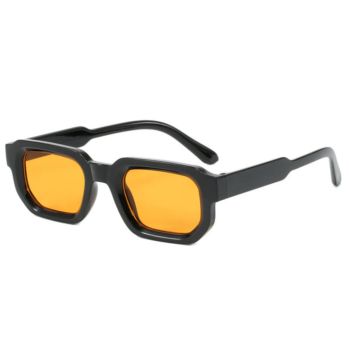 Women's fashionable square sunglasses with clear frame Kalsten