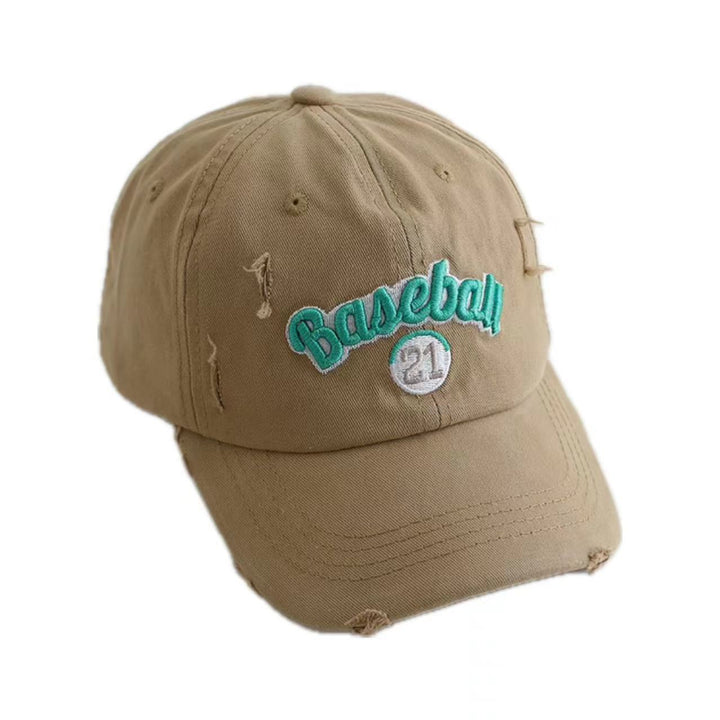 Men's Distressed Cotton Baseball Cap Kalsten
