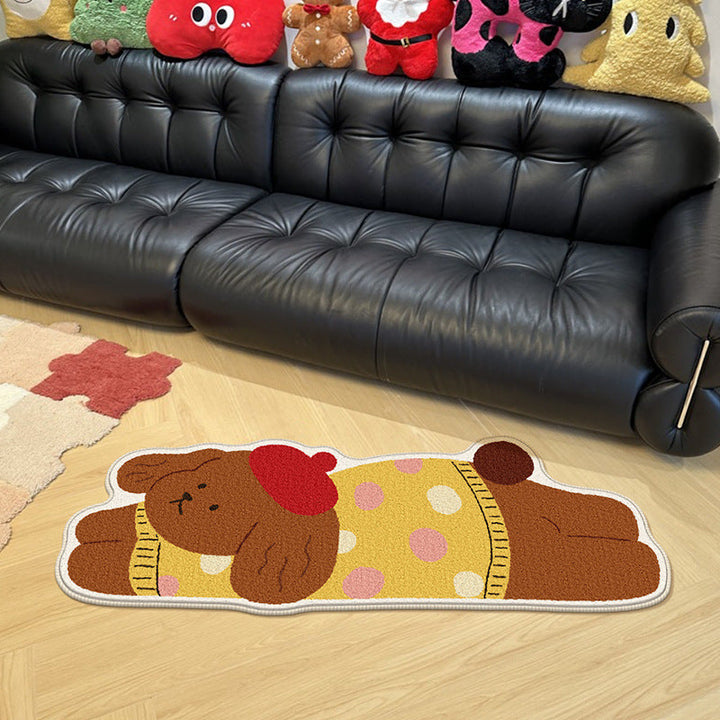 Cute Cartoon Bear Shaped Area Rug