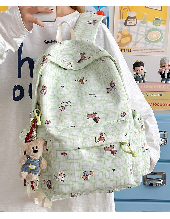 Dog-Themed Casual Backpack Kalsten