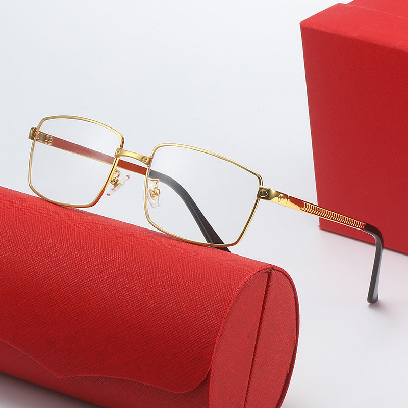Women's fashionable square sunglasses with elegant metal frame Kalsten