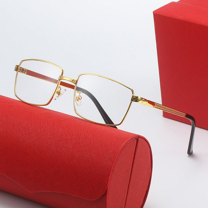 Women's fashionable square sunglasses with elegant metal frame Kalsten