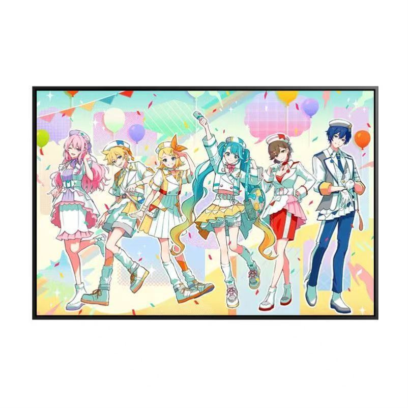 Anime-Themed Illustrated Canvas Art Print Kalsten