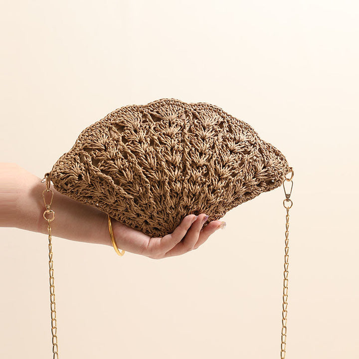 Elegant Clutch Bag in Shell Design Kalsten