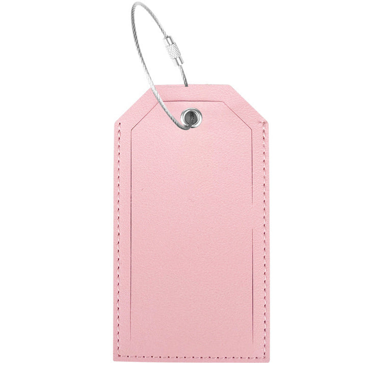Women’s luggage tag made of durable leather with stainless steel closure Kalsten