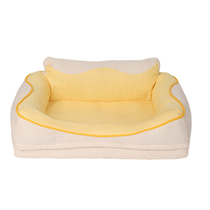 Cozy Bolstered Dog Bed