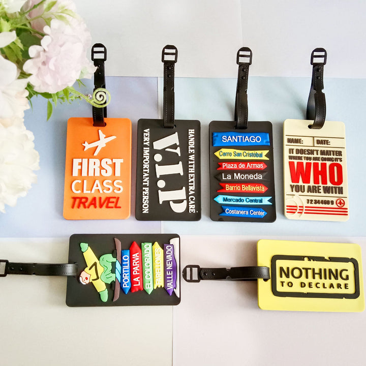 Unisex Luggage Tag with Airplane Design Kalsten