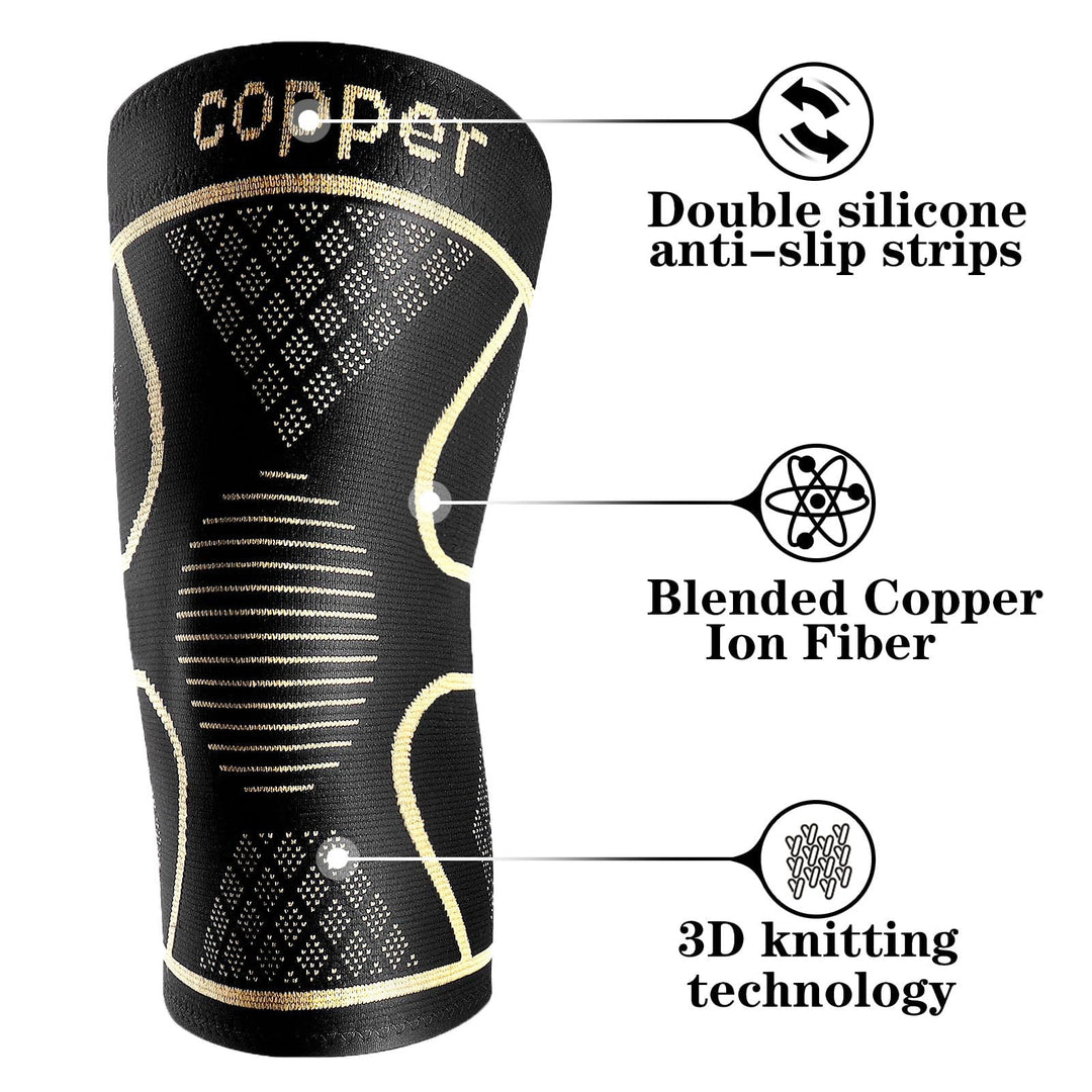 Copper Infused Knee Support Sleeve Kalsten