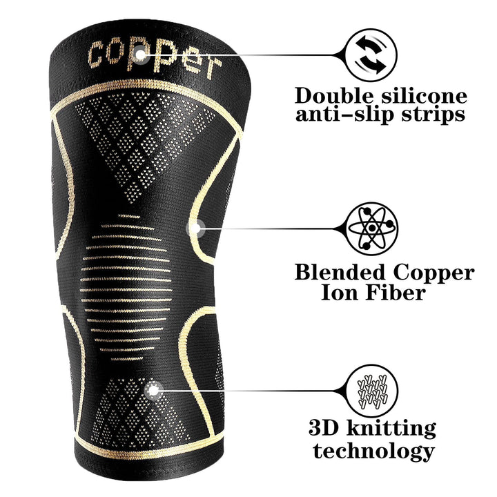 Copper Infused Knee Support Sleeve Kalsten