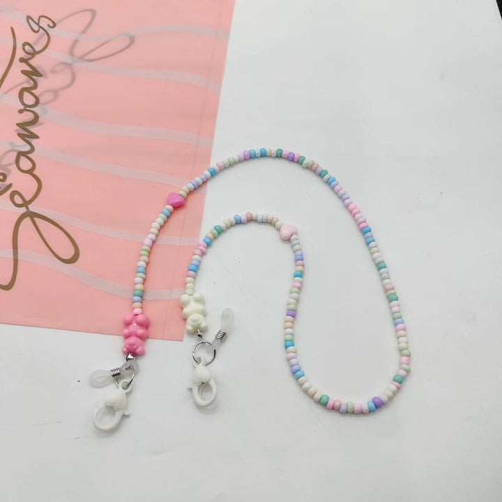 Playful glasses holder chain with colorful beads Kalsten