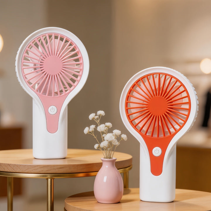 Portable USB Hand Fan with Ergonomic Handle and Variable Speed Control Kalsten