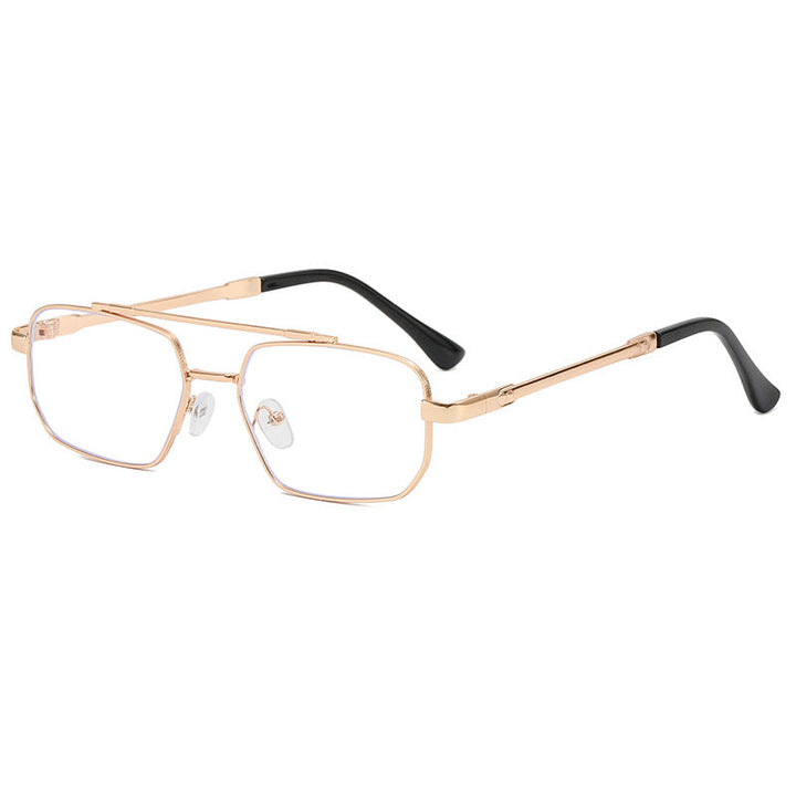 Women's fashionable geometric glasses with lightweight metal frame Kalsten