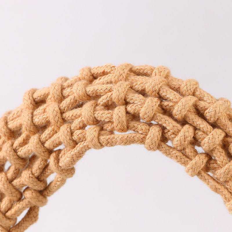 Hand-knotted tote bag made of natural cotton Kalsten