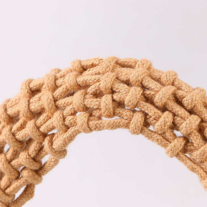 Hand-knotted tote bag made of natural cotton Kalsten