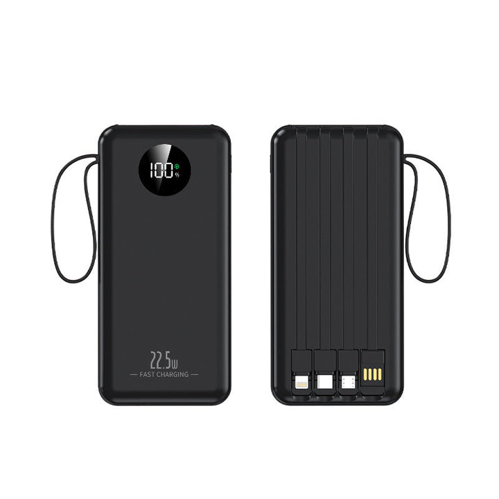 Portable power bank with integrated fast charging function and digital charging display Kalsten