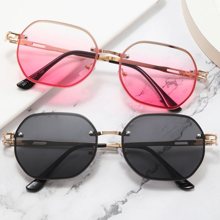 Women's designer sunglasses in modern octagonal design Kalsten