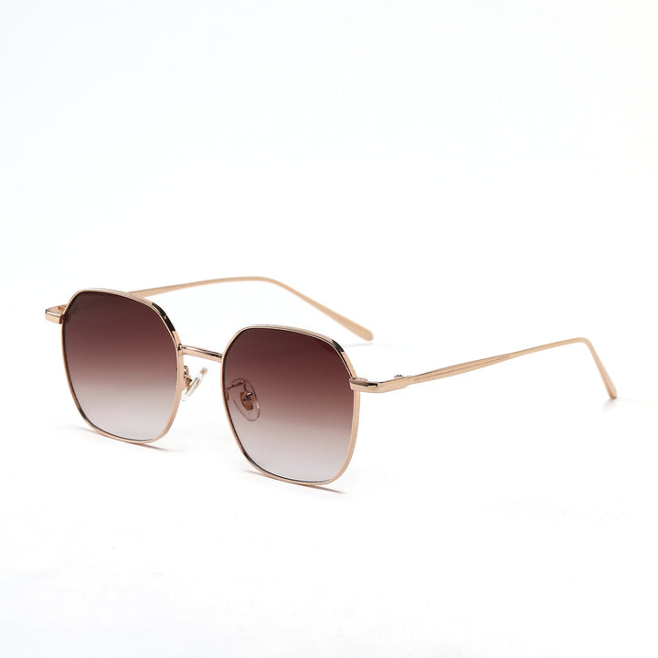 Women geometric sunglasses with modern metal frame Kalsten